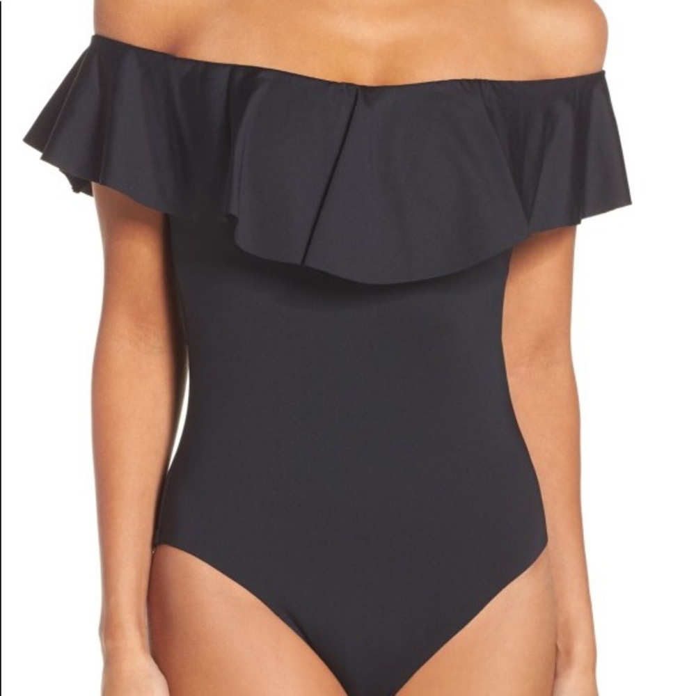 Trina Turk Off Shoulder Gypsy one piece Swimsuit